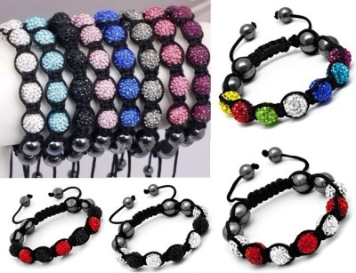 Best selling bracelets 7 diamond ball bracelet fashion lovers of Shambhala trade jewelry Crystal bracelet