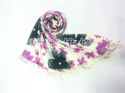 Twill printed acrylic scarf scarves wholesale trade scarves