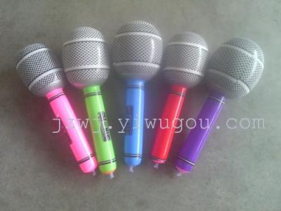 Inflatable toys, PVC material manufacturers selling cartoon microphone