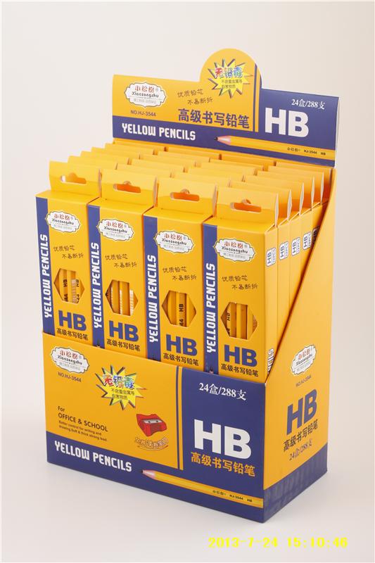 小松树HB黑色芯铅笔学生书写礼品环保木质可来样定做厂家直销