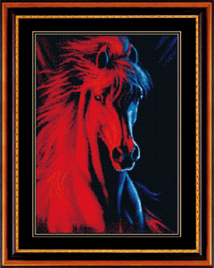 5D0025 fire and ice (5D cross stitch)
