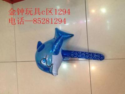 Inflatable toys, PVC material manufacturers selling cartoon fish sticks