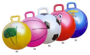 Toy Ball Knob Jump Ball PVC Material Mixed Color