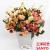 Factory Outlet 15 plastic fake flowers artificial autumn roses flowers