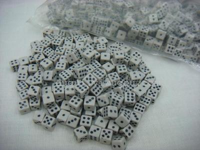 Plastic dice, chess accessories color 8 mm Plastic return material sieve, low gear mahjong accessories