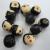 New smiling face doll head wooden bead