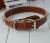 Dongda | leather collar with protective cap nails of pet supplies dog leather collar collar