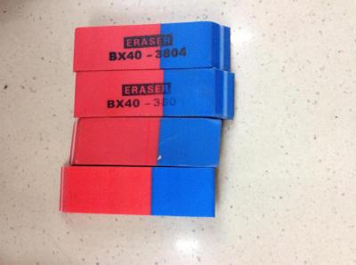 Red and blue oblique head rubber BX40-3804