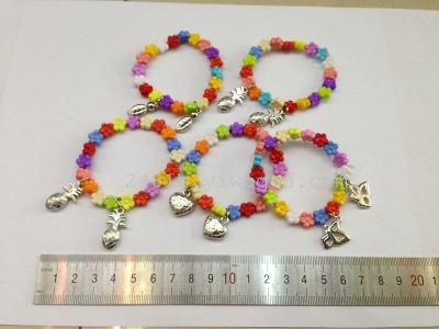 Manufacturer direct-selling children's bracelet new hot sale fashion wearing plum bracelet (pendant)