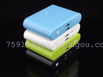 Large size and small size steamed bread mobile phone charging treasure portable