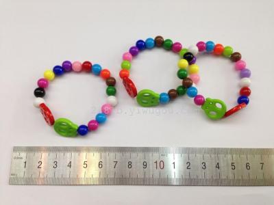 Manufacturer direct-sale children's bracelet new hot sale fashion wearing skeleton bracelet (flat)