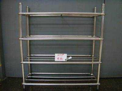 4 the layers stainless steel shoe rack.
