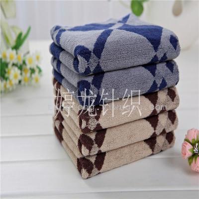 Wholesale cotton towels washcloth oblique square towel washcloth to wash towel cotton towel factory