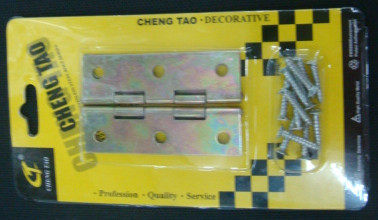 Chen Tao, head light card CT-8032 2.5 inch color plated hinges with screws