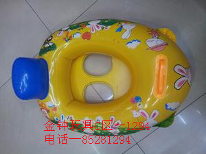 Inflatable toys, PVC material manufacturers selling cartoon character yacht