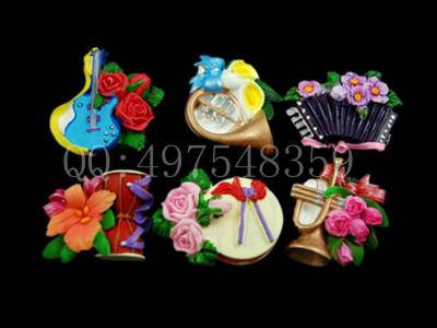 Musical instrument gift refrigerator sticker.