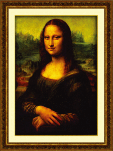 5D0075 Mona Lisa (5D cross stitch)