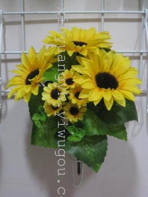 Long-term supply of artificial flowers decorated the living room high-end artificial flowers sunflowers