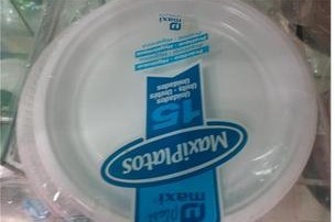 Durable and Clean Disposable Service Plate