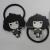 New Korean hair accessories head black hair wooden doll headdress hair ring hair rope wholesale manufacturers direct sales