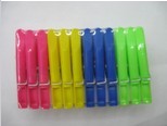 24 round back plastic clips