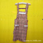 Lai Ge home fashion edition double strap lattice apron