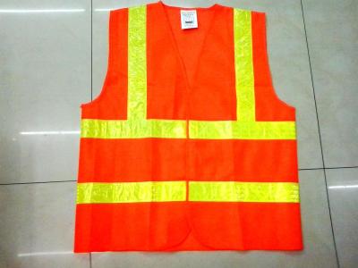 Two Horizontal and Two Vertical Reflective Vest