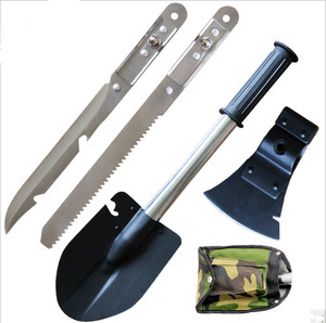 Outdoor Camping Tools Four-in-One Engineering Shovel
