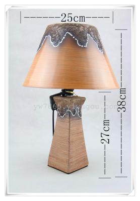 8 ceramic table lamp round lamp lamp shade the bedroom European-style table lamp Item JL933