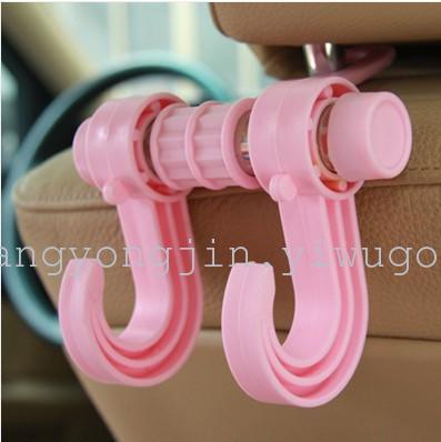 Car with a small hook multi-function car seat hook suction card