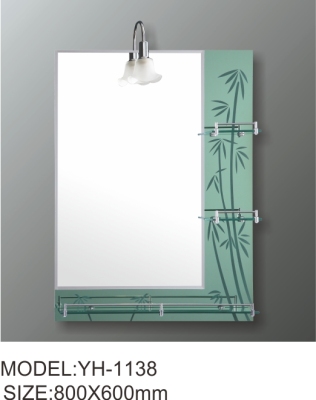 Bathroom mirror double mirror with light mirror craft mirror