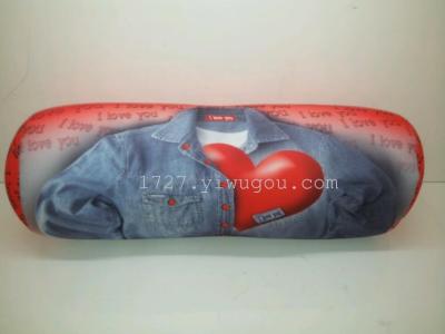 Cylindrical love pillow for Valentine's Day cushion