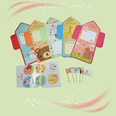 Korea style DTY production of little cute cartoon holiday card General envelope