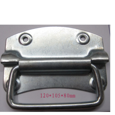 Luggage hardware toolbox handle galvanized box ring American box ring hoist box ring hoist spring box ring toolbox arm on handle