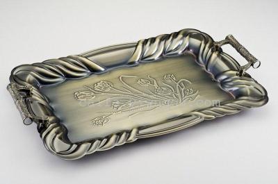 C200 series bronze with handle, square tray