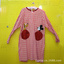 Ge Lai home cartoon version of plaid long sleeved gown