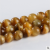 Natural crystal wholesale gold tiger eye stone semi finished 8mm loose bead Diy jewelry accessories