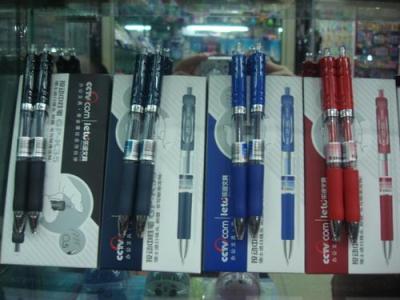 Lotto K-35 activated gel ink pen 0.5MM pen red blue black ink blue