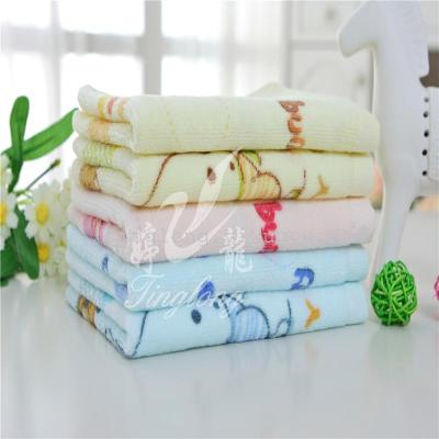 Towel wholesale child's towel in pure cotton velour boy wipes face towel cotton towel factory 