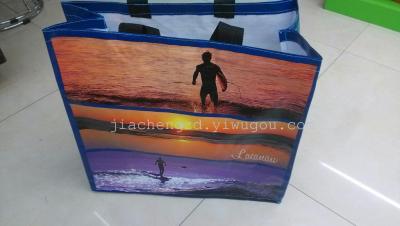 Factory Direct Sales Pp Shopping Bag Non-Woven Bag Eco-friendly Bag Pp Woven Laminating Hand Bag Pp Shopping Bag