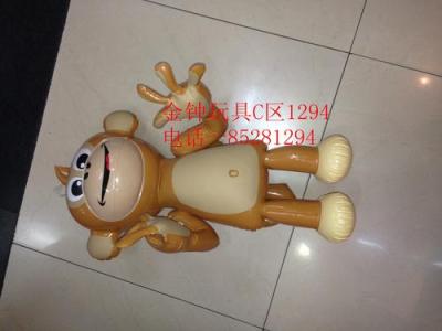 Inflatable toys, PVC material manufacturers selling cartoon monkey