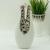 Gao Bo Decorated Home Silver plating ceramic vase Ceramic vase flower vase flower hollow device Household Decoration