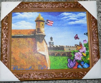 European Style Solid Wood Decorative Painting Photo Frame and Picture Frame Country Decorative Mural Painting