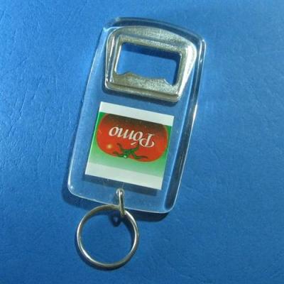 Acrylic bottle Keychain