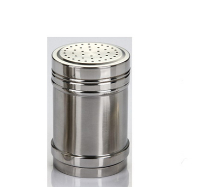 Large stainless steel pepper pot