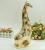 Gao Bo Decorated Home Gold-plated matte ceramic gifts ceramic giraffe deer