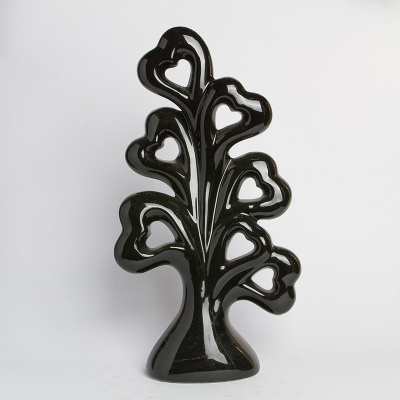 Gao Bo Decorated Home European creative ornaments tree of love tree decoration ceramic decoration heart shape 