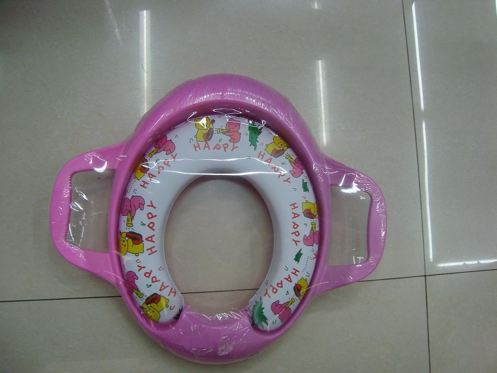 儿童带柄马桶盖加大款