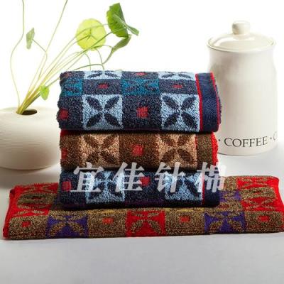 Factory direct dark star anise flowers towel