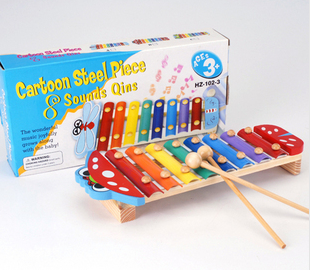 Supply steel piece steel piece octave piano, children's educational toy